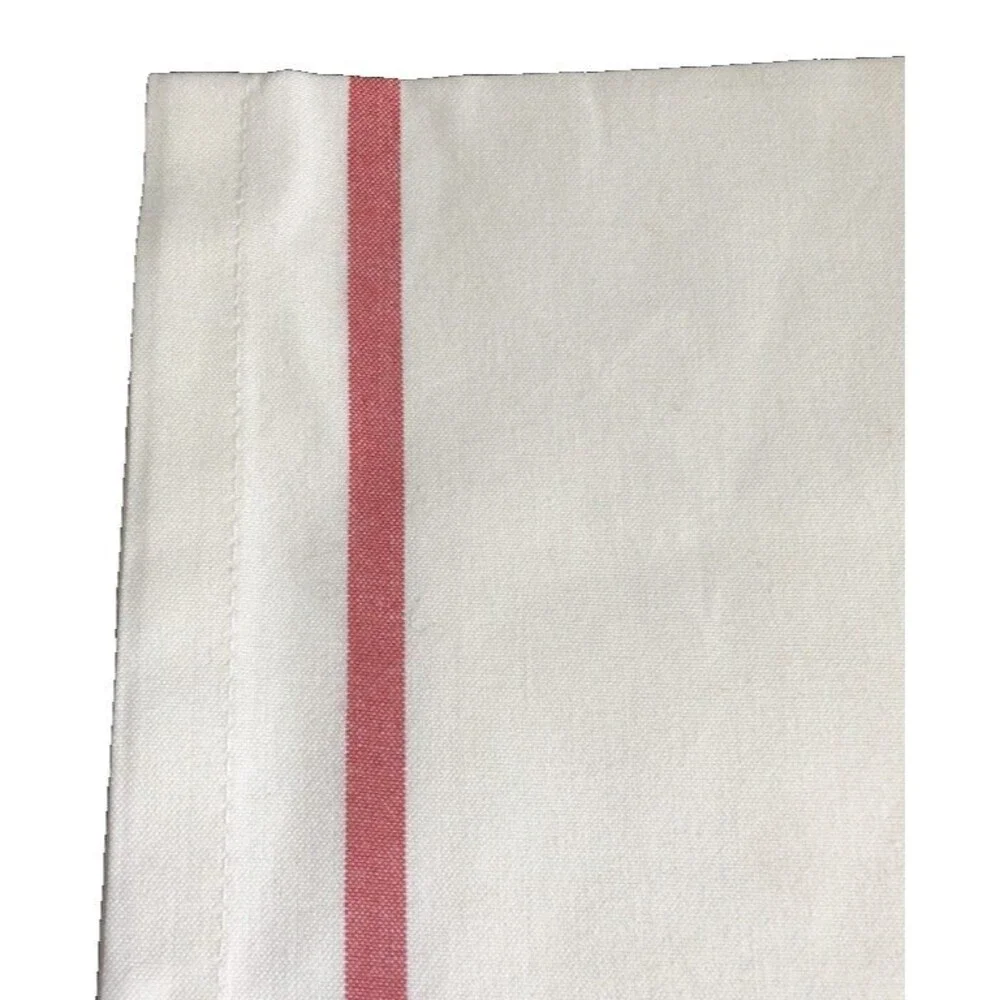DII Fabric Napkins White Brick Beach French Stripe Set of 4 Cotton Summer 20x20